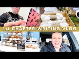 Starting a New Cozy Mystery! // Writing Vlog, Coffee Shop Writing, & Yarn Haul