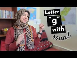 Learn the letter g | Write the letter g | Phonogram g | Learn the Alphabet g | SARA MEER
