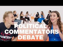Influencers Debate: Punter’s Politics, Abbie Chatfield, Freya Leach, Hannah Ferguson, Joel Jammal 4K
