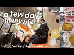 Living the New York City life in your 30s *extremely social & chatty 🤠*