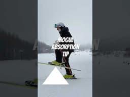 Legs come up, instead of body going down. Improve your mogul absorption. #skitips