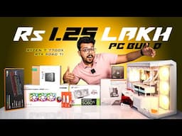 Rs 1.25 Lakh Beast Gaming PC Build 2025 🔥 | Ryzen 7 7700X + RTX 5060 Ti