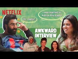 Americans react to Awkward Interview With Ranbir Kapoor & ‪@aishmrj‬ | Tu Jhoothi Main Makkaar