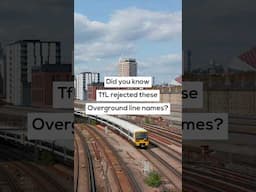 TfL rejected these Overground line names