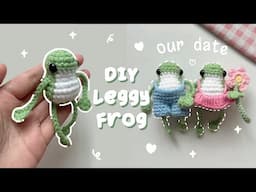 ♡ Crochet Dress-up Leggy Frog Tutorial | No-Sew | Beginner Friendly ♡