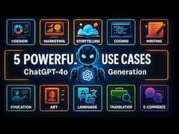 15 POWERFUL Use Cases With ChatGPT 4o Image Generation
