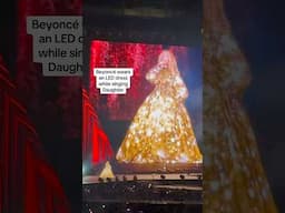 Beyoncé wears an LED dress while singing Daughter opening night cowboy Carter tour #beyoncé