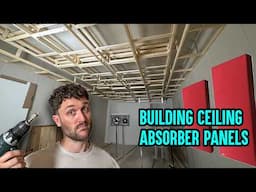 A Fully CUSTOM Acoustic Ceiling | Building my NEW Studio Part 2