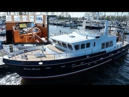 THIS 3,000 NM Range Steel Trawler Yacht Is Built To Cross Oceans | Altena 58 Walkthrough