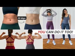 30 Day Transformation & My Workout Routine | How I lost Belly Fat with PCOS | Episode 3