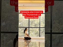 Vajrasana, also known as the Thunderbolt or Diamond Pose