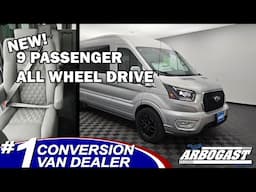 NEW 2024 Ford Conversion Van Explorer Limited 9 Passenger AWD FC12356T | Dave Arbogast Conversions