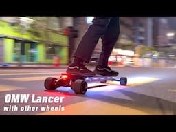 #280 OMW Lancer Electric Longboard - tried with other wheel set (85mm, 125mm, 135mm?)