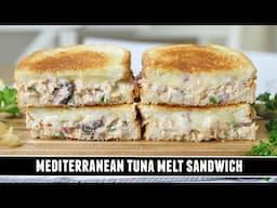"Better than Deli" Mediterranean Tuna Melt Sandwich