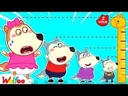 What If the Wolfoo Family Switched Sizes? | Tiny vs Giant | Kids Cartoon | Wolfoo Family