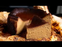 Espresso Basque Burnt Cheesecake エスプレッソバスクチーズケーキ #asmr  #cooking #cheesecake #espresso #cake