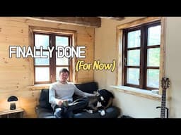 Making The FINISHING TOUCHES Inside My Eco-Friendly Cabin