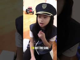 Pretend Play Police on RC Car Racer
