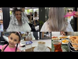 YENİ SAÇ RENGİM BOYATTIM💇‍♀️TAM 4 SAAT SÜRDÜ İL KEZ DENEDİM