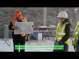 Works are progressing at the spectacular Baldoyle Community Centre and Racecourse Park Carpark