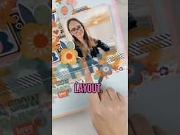 A SIMPLE Scrapbooking Hack to use up pattern paper scraps  🙌  #shorts