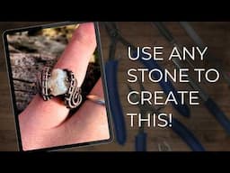 DIY Wire Ring with Prong Setting - Step by Step Guide!