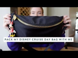 Pack My Disney Cruise Day Bag With Me! 🚢✨