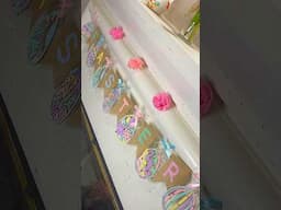 DIY Easter egg garland decor | Wooden eggs for easter decoration