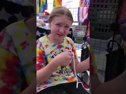 when she is Crocheting Live at the Mile High Flea Market