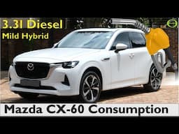 Mazda CX-60 3.3l Diesel Fuel Consumption Test Drive: The Real Numbers!