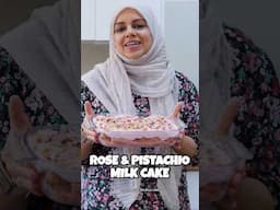 🌹 Rose, Pistachio & Cardamom Milk Cake | Cook with Anisa #eidrecipe #ramadanrecipe #royalrecipes