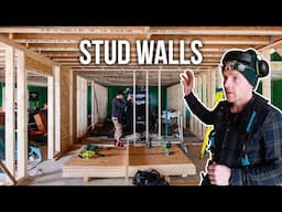 Self Build Barn Conversion STUD WALLS