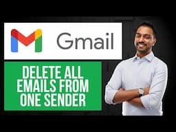 How to Delete All Emails From A Sender on Gmail | Remove All Email At Once