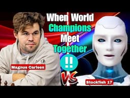 Magnus Carlsen SACRIFICED His Queen Against Stockfish 17 In An Epic Chess Game | Stockfish Vs Magnus