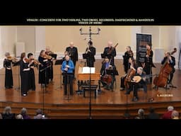 Vivaldi: Concerto in C Major for two violins, two oboes, recorder, harpsichord & mandolin RV 557 8K