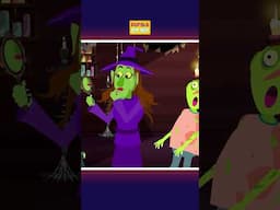 💀Dos esqueletos bailan y uno se cae de la cama 😱#shorts #spooky #halloween #kidssong #puebloteehee