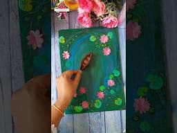 Let's Make Lotus Pond #shorts #shortsfeed #lotuspond #diy #creative #craftmerint