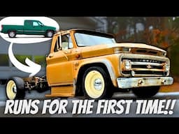 Chevy C60 Silverado Chassis Swap - FIRST FIRE UP!