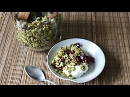 Matcha Granola Recipe - Japanese Cooking 101
