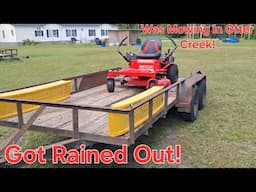 Doing Some Mowing In Otter Creek Fl & Got Rained Out!