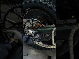 New chain for the ultra bee! #emoto #electrixmoto #surron