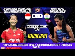 Putri Kusuma WARDANI (INA) vs PUSARLA V. Sindhu (IND) | Group D Sudirman Cup Finals 2025