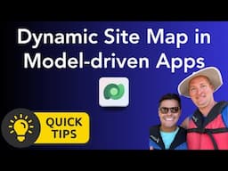 Dynamic Site Map in Model-driven Apps via Security