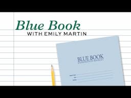 Blue Books as Celebration with Emily Martin