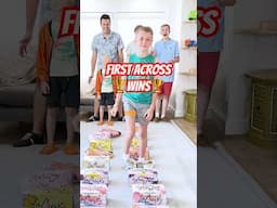 First across WINS! Don’t step on an empty box 📦 | Ballinger Family #challenge #familygamenight