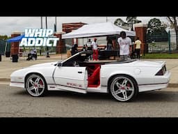 Roofless IROC-Z Chevy Camaro! White with All Red  Custom Interior, LS Swapped!