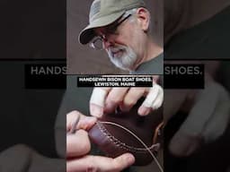 Handsewn boat shoes in the heart of New England. Launching 7/16/25