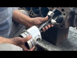 Truck Diesel Engine Rebuild: How to Properly Fit Pistons for Maximum Performance