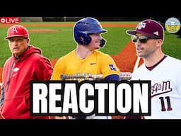 SEC Baseball Reaction: Texas Sweeps Texas A&M, LSU Defeats Tennessee, More