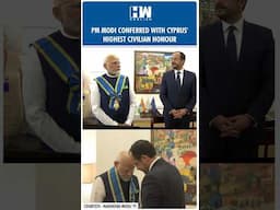 #Shorts | PM Modi Conferred With Cyprus' Highest Civilian Honour | Grand Cross | Makarios III
